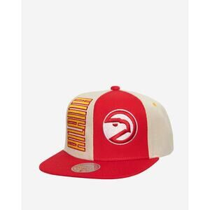 NEW Mitchell & Ness Atlanta Hawks Pop Panel Snapback Hat Red/White HSS5154